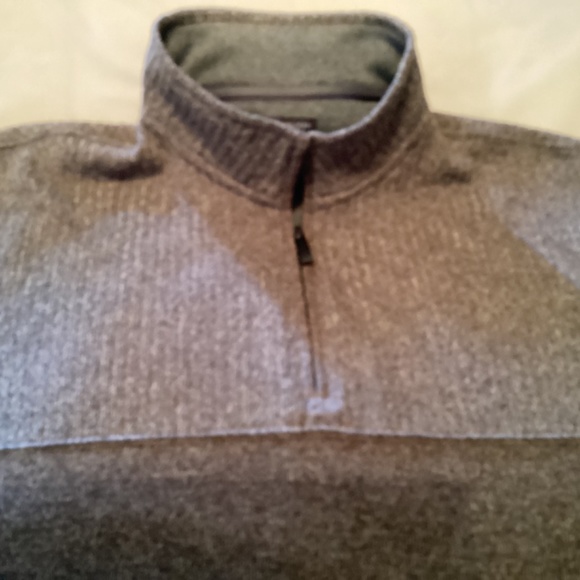 Men’s XXL Van Huesen pullover zip sweater Beige Brown - Picture 15 of 16
